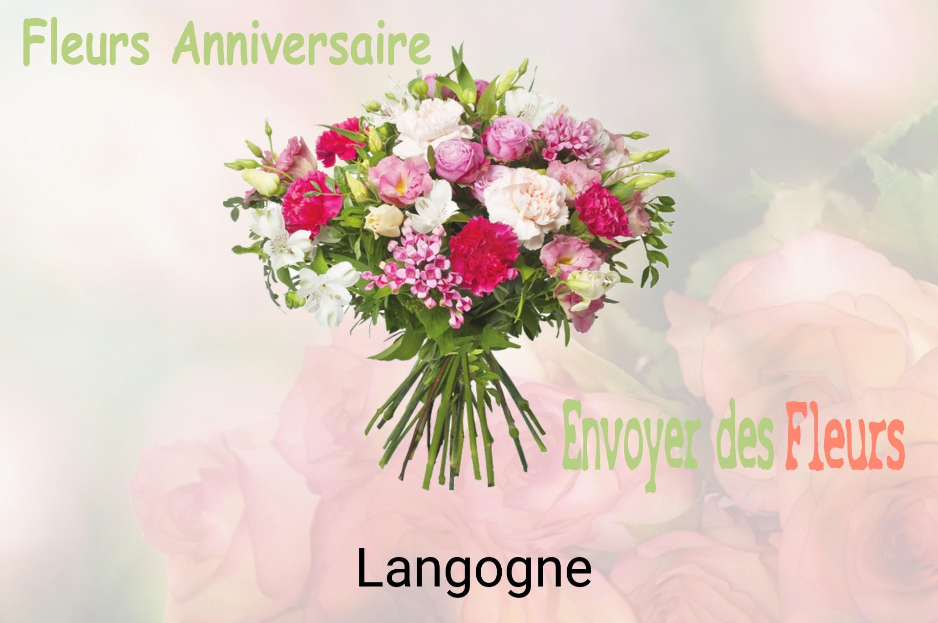 Bouquet de fleurs d’anniversaire livré à Langogne