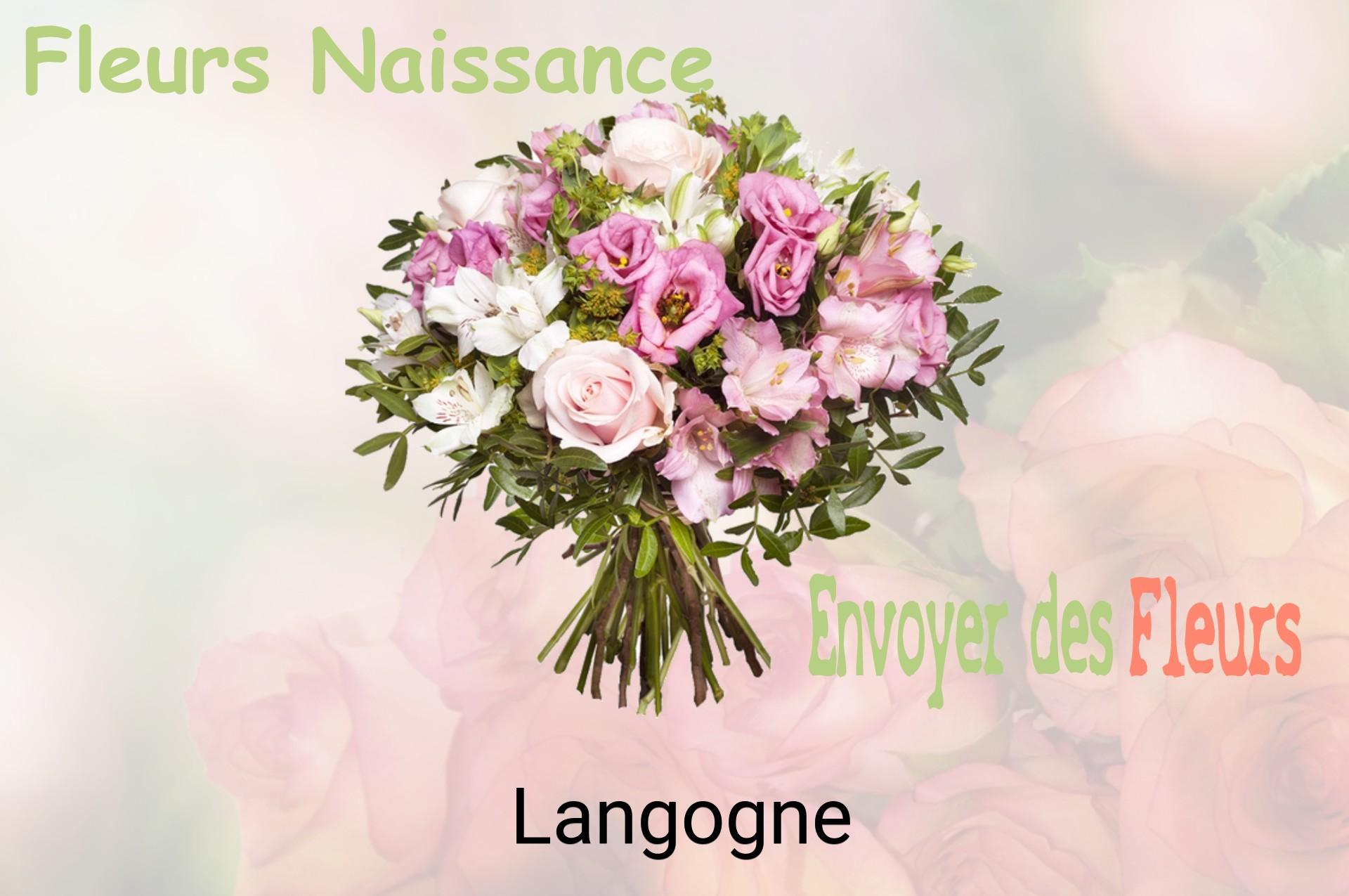 Bouquet de fleurs de naissance livré à Langogne